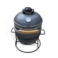 The Barnacle Kamado, from Wild Goose. A more portable, medium sized model, with 13